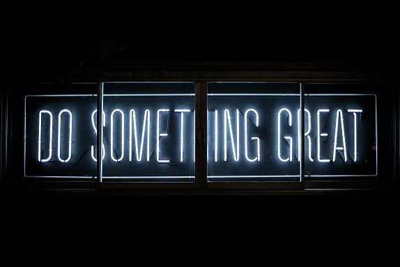 neon sign do something great
