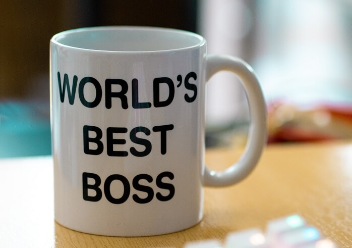 World's best boss coffee mug