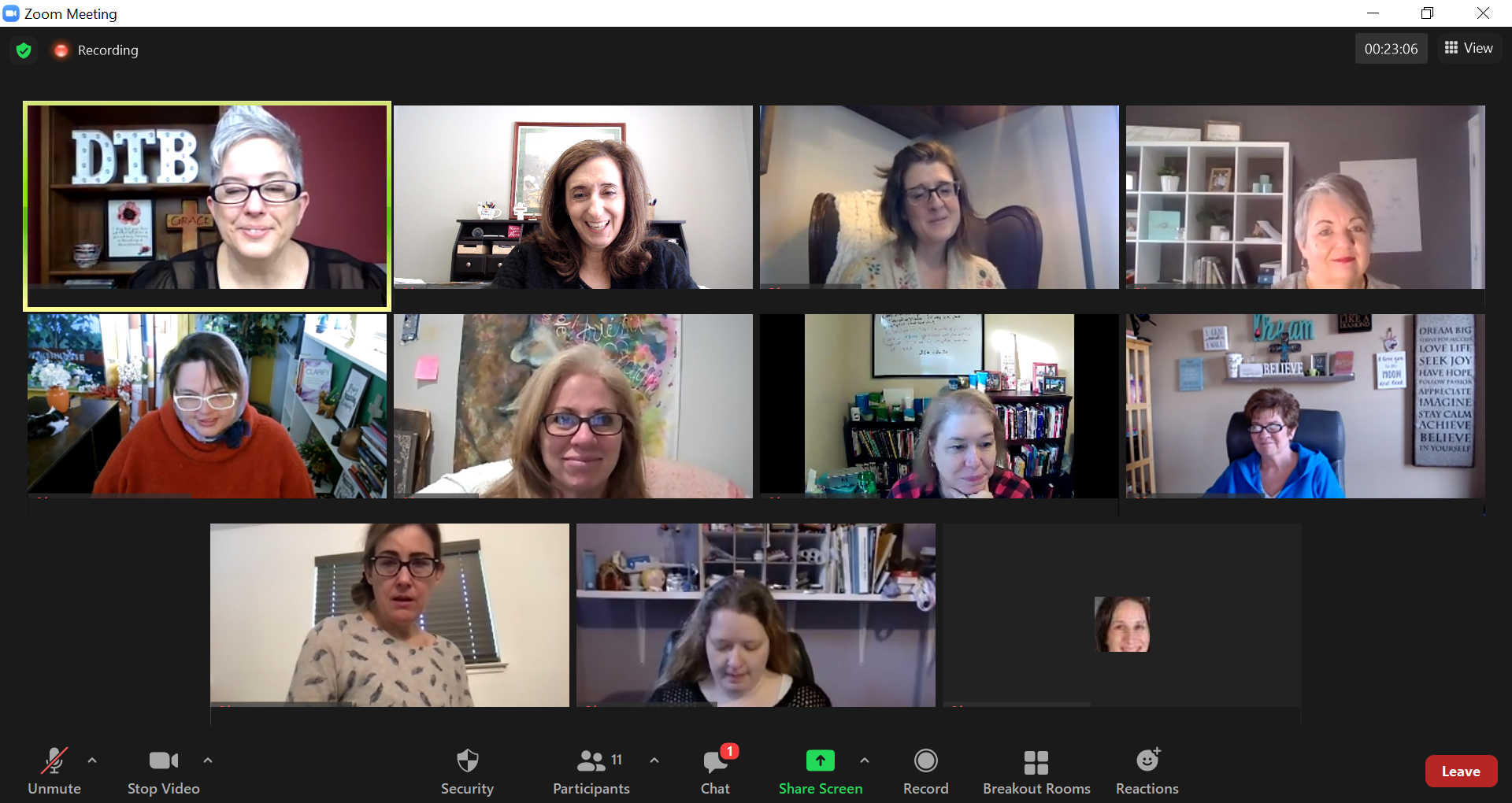 Women on a Zoom call holding an Online Bible Study For Women 2022