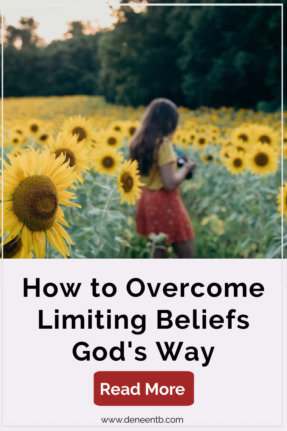 Pinterest image How to overcome limiting beliefs God's way