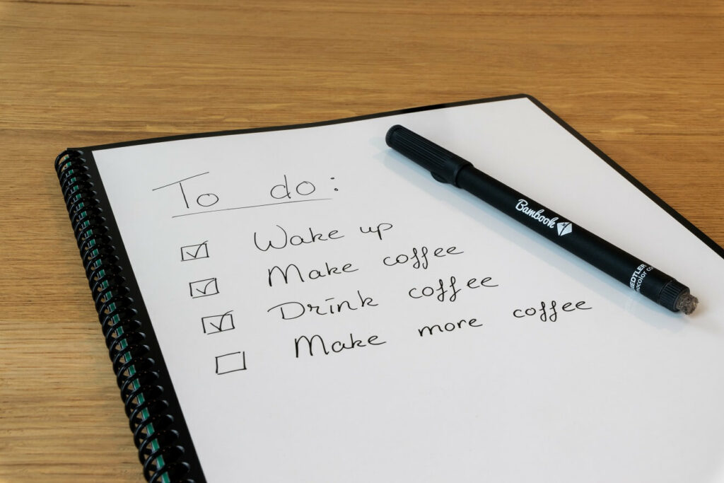 Image of a to do list