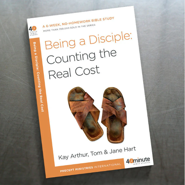 Online Bible Studies For Women 2023 - Book covered - Being a Disciple: Counting the Real Cost. 