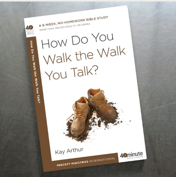 Online Bible Studies For Women 2023 - Book covered - How do you walk the walk you talk.